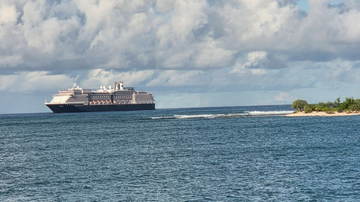 International Cruise Ship Scheduled to Visit Kiritimati Island Today